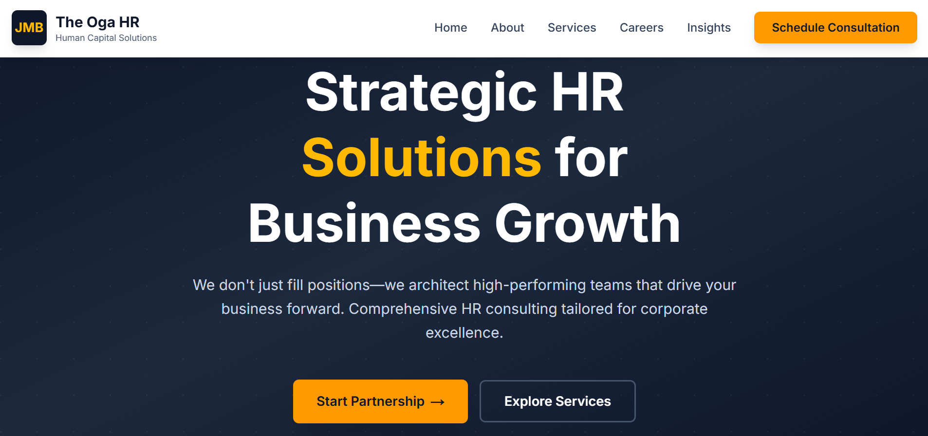 JMB Theogahr - Corporate Business Website