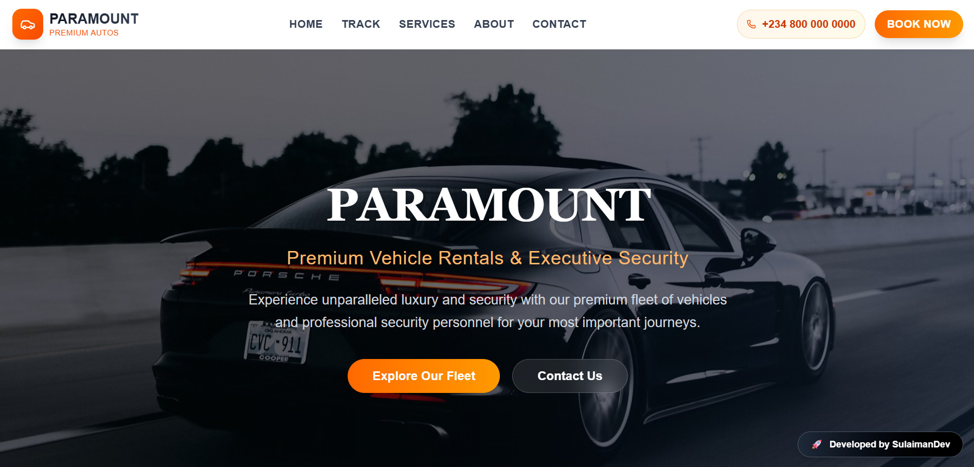 Paramount Autos - Vehicle Booking Platform